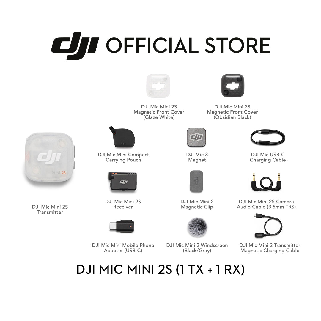 DJI Mic Mini 2S (Pre-Order 30 Days)